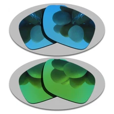Sky Blue&Green Anti Scratch Lenses Replacement For-Oakley Holbrook Mix Polarized
