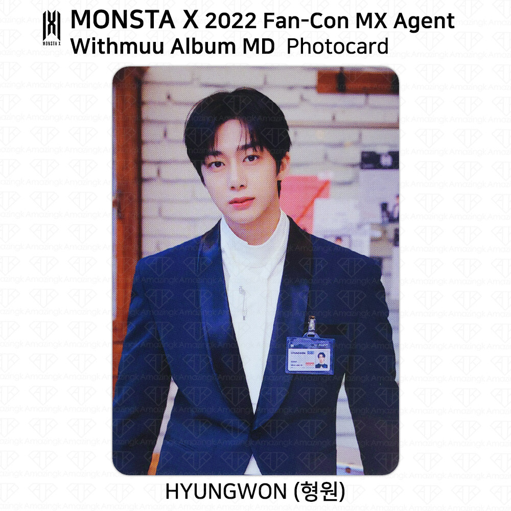 Monsta X 2022 Fan-Con MX Agent Official MD Withmuu Photocard KPOP K-POP