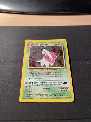 Meganium - Pokemon card, set Neo Genesis 10/111 - Holo Rare - Eng
