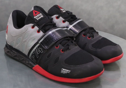 Scarpe da sollevamento pesi Reebok Crossfit CF71 Lifter 2.0 da uomo taglia 8,5 nero grigio - Foto 5 di 12
