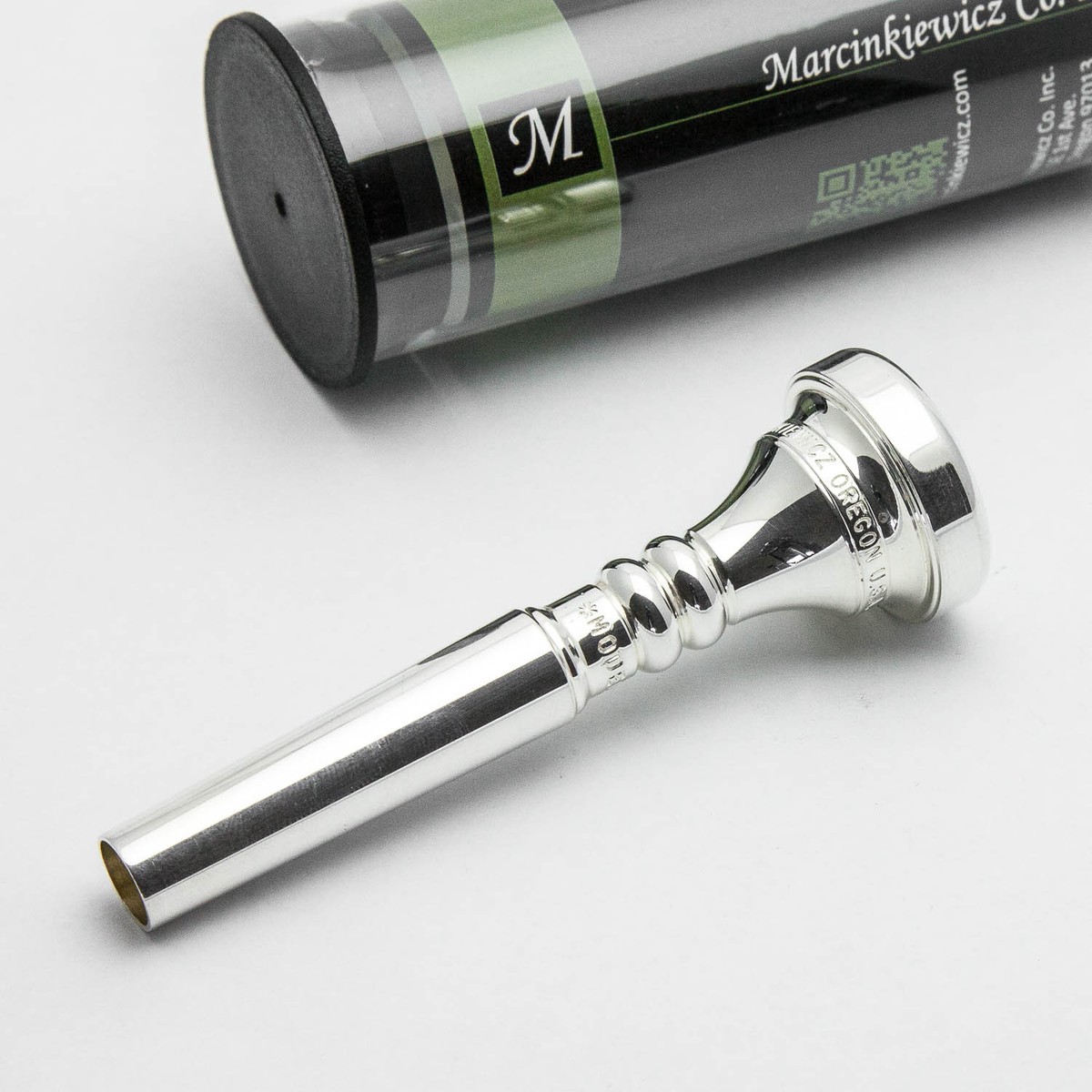 FAVOMOTO 7C Silver Trumpet Mouthpiece - Jazz, Baritone, High Notes - Silver Plated Metal