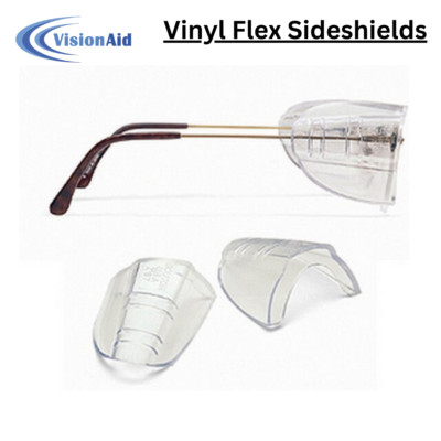Side Shields for RX / Safety Glasses - Clear Vinyl SideShields for ...