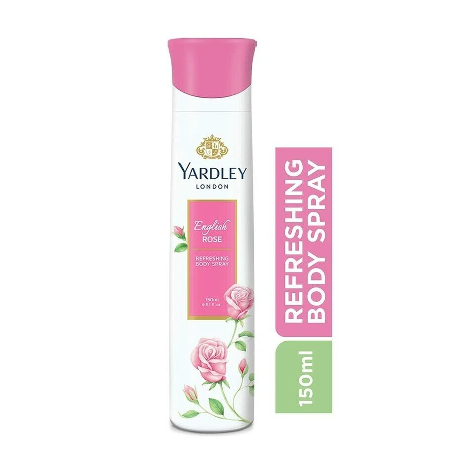 Yardley London Body Spray English Rose Refreshing Deodorant Women Fragranc 150ML - image 3 of 4