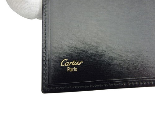 Cartier langes Geldscheinetui Pasha Leder echt gebraucht T22503 - Bild 8 von 8