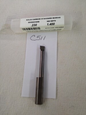 NEW INTERNAL TOOL EDP 10-1380  .230'' Min Bore 1.400 Max Depth 5/16'' Shank (c511)