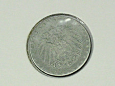 10 Pfennig 1917 J&auml;ger 298Z Probe Zink ohne M&uuml;nzzeichen tolle Erhaltung