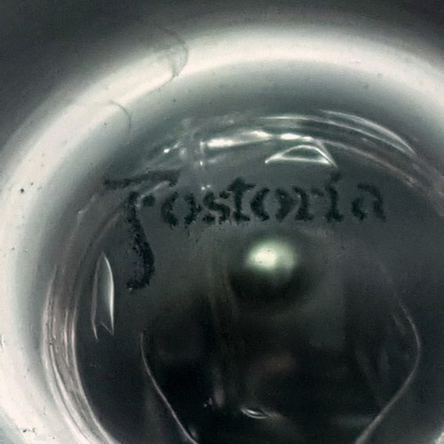Fostoria Bridesmaid Water Goblets Set of 3 Stem 6100 Etch 658 ca 1965 - Picture 10 of 12