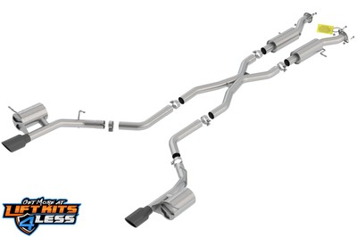 Borla 18-20 Dodge Durango SRT 6.2L V8 2.75in ATAK SS Catback Exhaust w/ BLK Chro