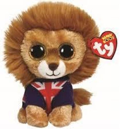Hero the Lion 15cm Ty Beanie Soft Toy - Picture 1 of 1