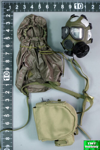 1:6 Scale DAM 78082 US Marine Corps SAW GUNNER Crews - Gas Mask w/ Hood & Bag