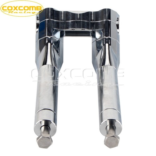 6" 8" 10" 12" inch Tall Handlebar Riser Kit for Harley Softail Dyna 1-1/8" Clamp - Picture 42 of 52