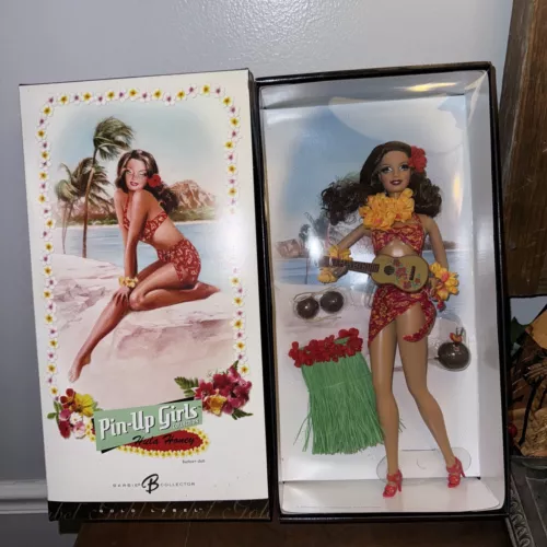 Barbie Doll Hula Honey Pin-Up Girls Collection Doll 2006 Mattel