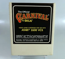 Atari 2600: CARNIVAL cartridge - Tested & WORKS (Lot-B)
