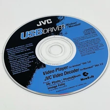 JVC USB Driver CD-ROM Software for Windows and Macintosh Ver 1.0