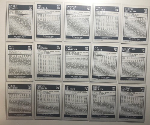1993 The Sporting News Conlon Collection 15 Cards - See Pics - Picture 2 of 2