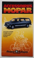 CHRYSLER MOPAR Accessories 1980s dealer brochure - French - Canada
