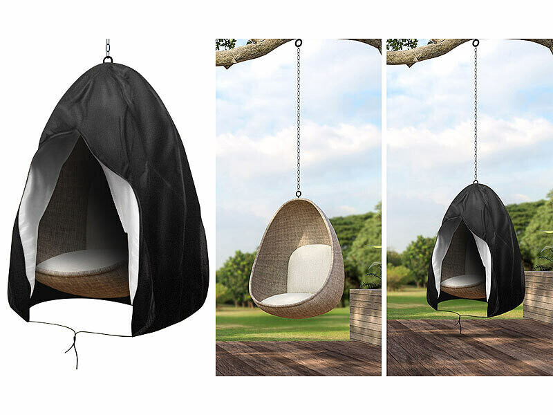 Housse pour fauteuil suspendu d'extérieur Royal Gardineer robuste aux finitions soignées 115x190