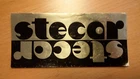 Sticker sticker STECAR cm 16 x 7 approx