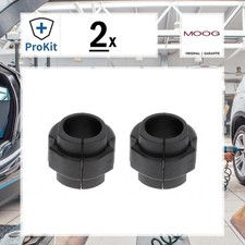 2x ORIGINAL® Moog Lagerbuchse, Stabilisator Vorne, Links, Rechts für Audi A4