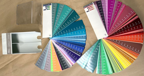 TOYO Printing Ink Color Finder, 1985 10th Edition, 2 color sample books