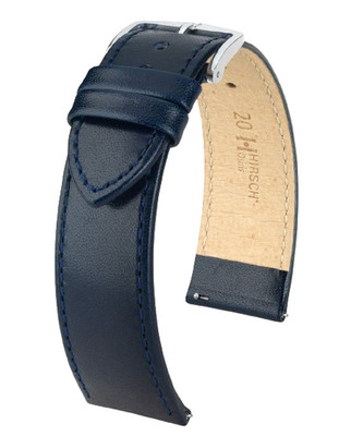 HIRSCH - Osiris, blau, 03475080, Rindboxleder, formstabil und flexibel