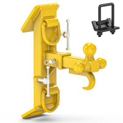 Tow 20 000 lbs Safely - Skid Steer Hitch Attachment 2 Receiver
