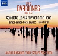 Balys Dvarionas - Complete Works For Violin And Piano - CD - K4Z