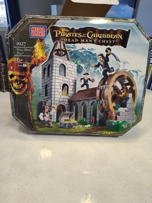 Mega Bloks Pirates of the Caribbean Dead Man's Chest Water Wheel Duel  1027 NEW
