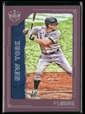 2021 Panini Diamond Kings DJ LeMahieu 70 Framed Plum