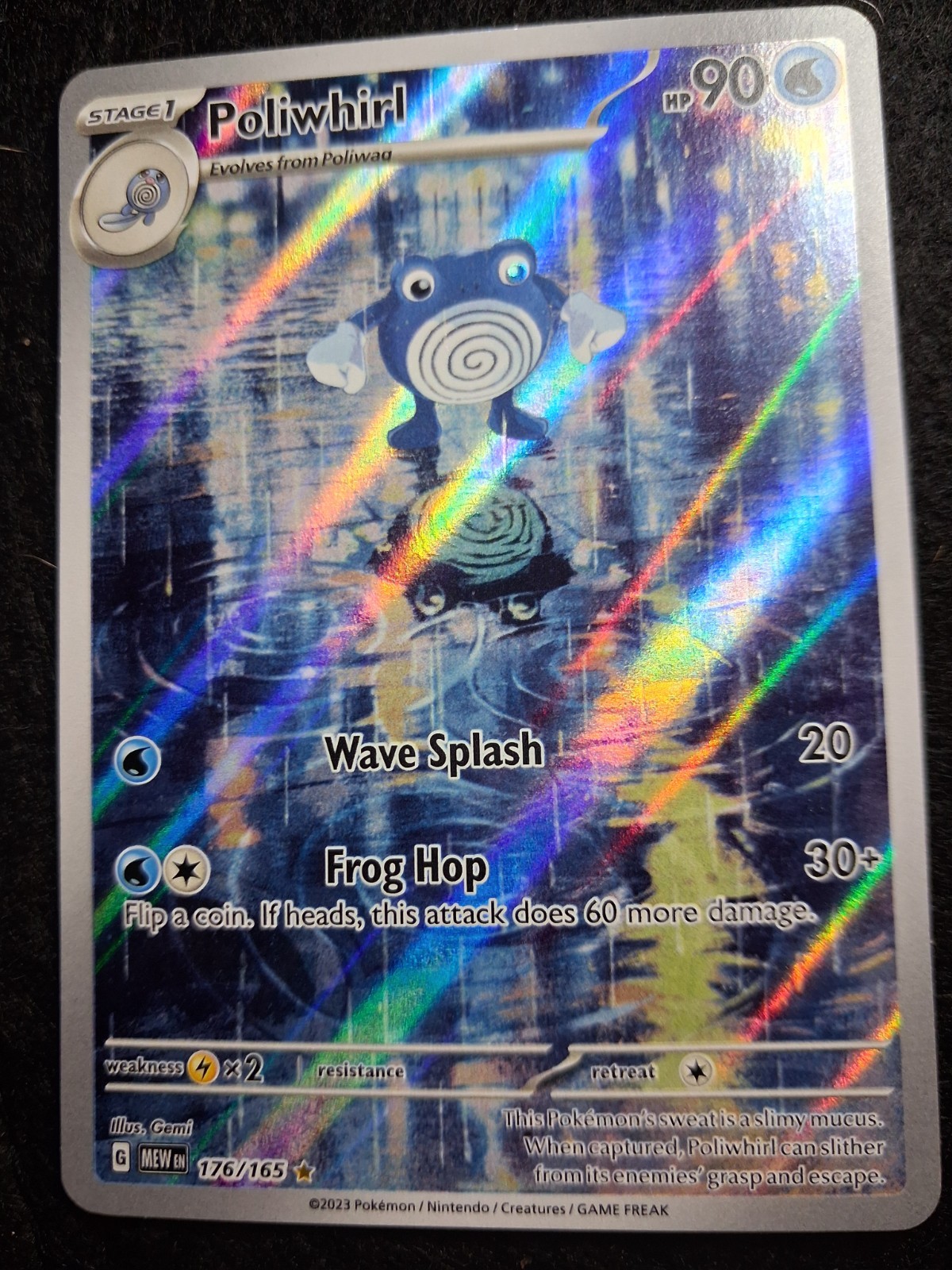 Poliwhirl 176/165 Sv: Scarlet & Violet 151 Holo
