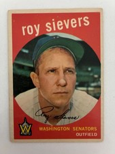 1959 Topps #340 Roy Sievers Washington Senators