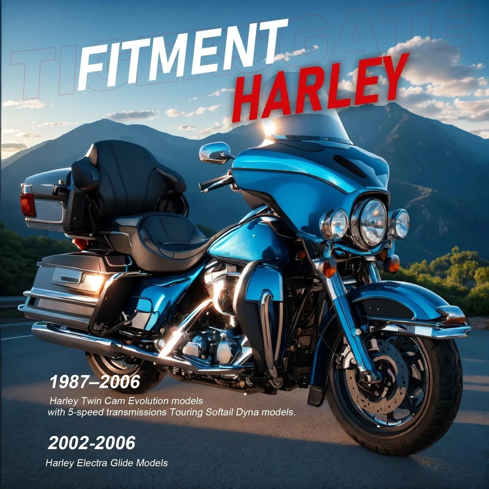 Cable de embrague extendido 64 11/16" para Harley 1987-2006 doble cámara y motor Evolution... Foto 2 de 4