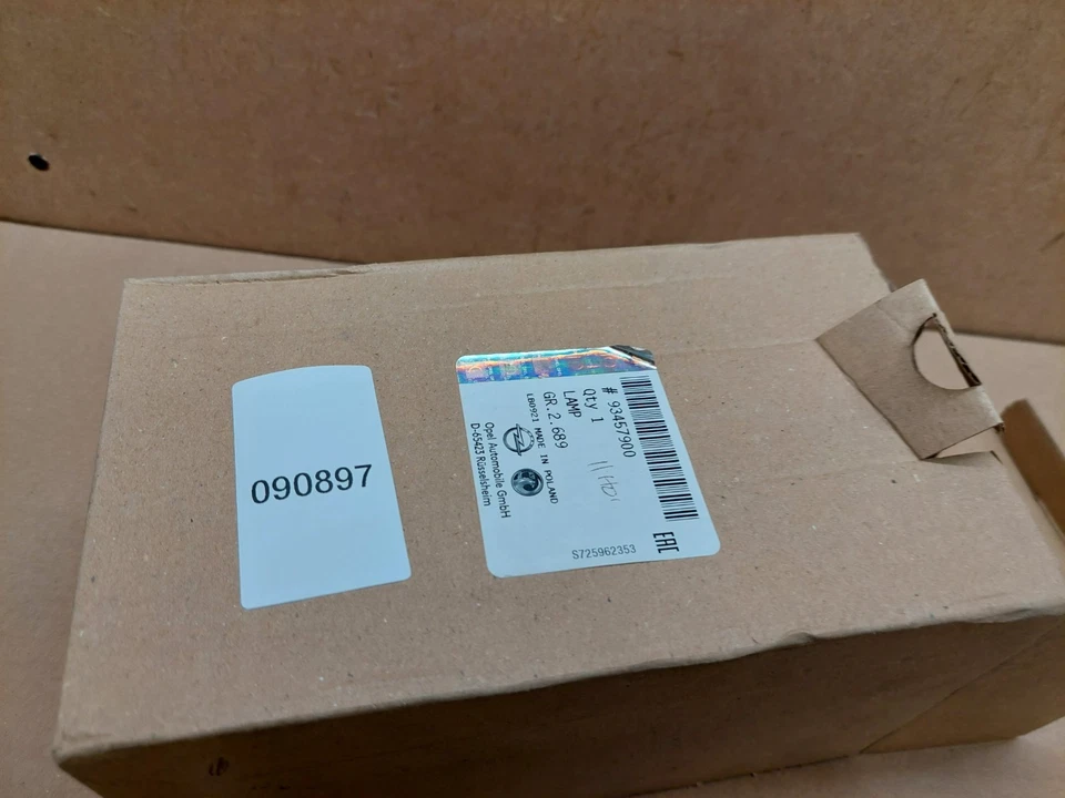 Vauxhall Vivaro Rear Left Side Tail Light Lam 93457900 2014-2020 Genuine NEW - Image 4 of 4