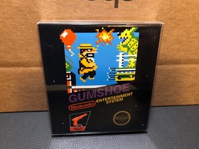 GUMSHOE 5 SCREW NES GAME WITH BOX/PROTECTOR VERY NICE