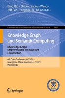 Knowledge Graph And Semantic Computing: Knowledge Graph Empowers New Infrastruct