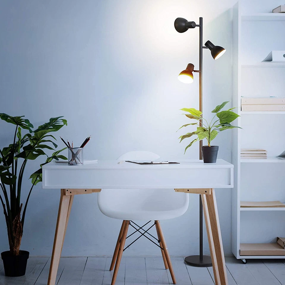 Brightech Ethan середины века 3 светодиод стоя дерево напольная лампа (открытая коробка) - Изображение 4 из 4