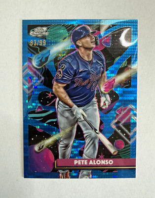 Topps Chrome Pete Alonso New York Mets Serial Numbered /99 #83/99