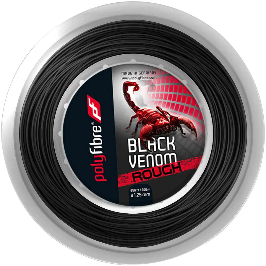 Polyfibre Venom Rough Saitenrolle 200m Saitenstrke 125 schwarz 18290₽