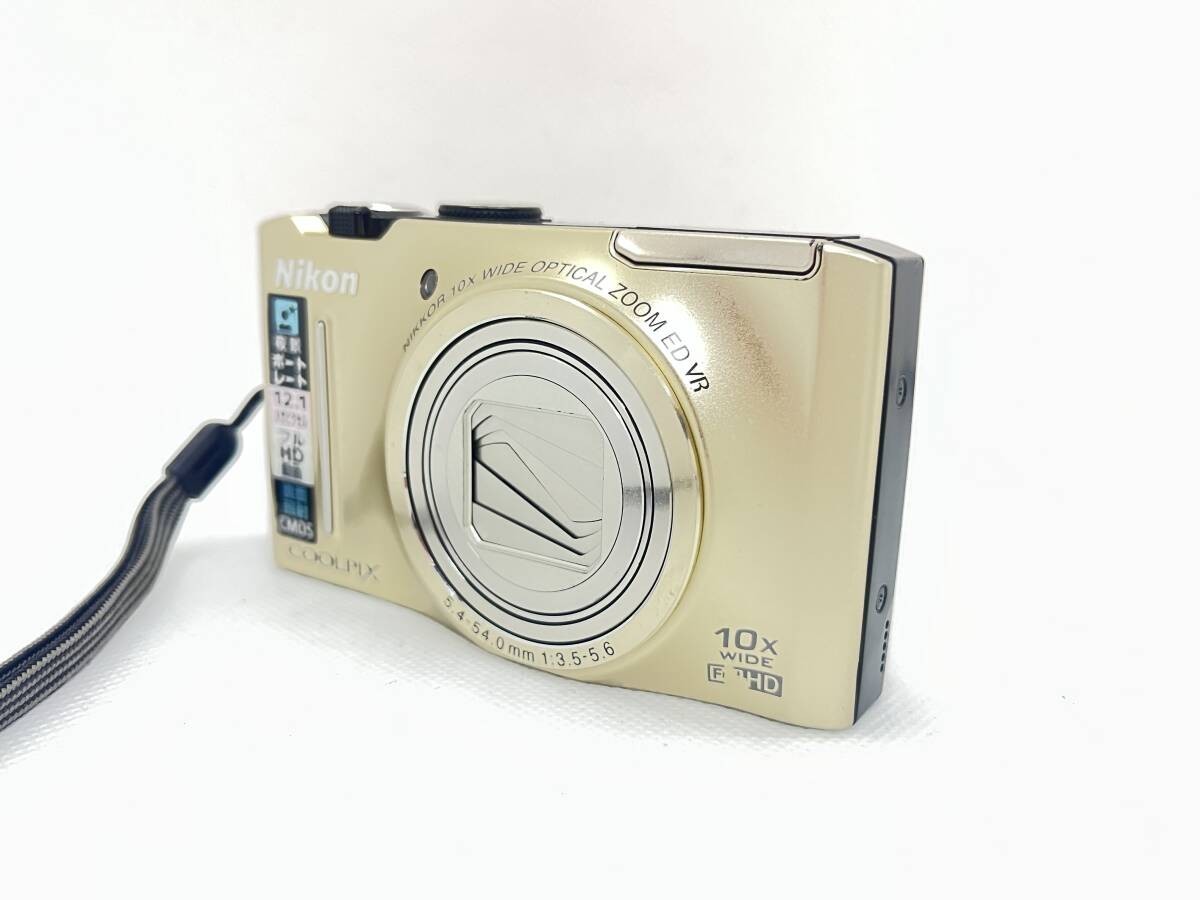 Nikon Coolpix S8100 Digital Camera with Strap and Cord Nikon Coolpix S8100 Digital Camera with Strap and Cord
