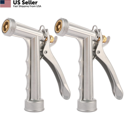 #ad #ad High Pressure Garden Hose Nozzle 2 Pack Zinc Pistol Grip Adjustable Spray $18.88
