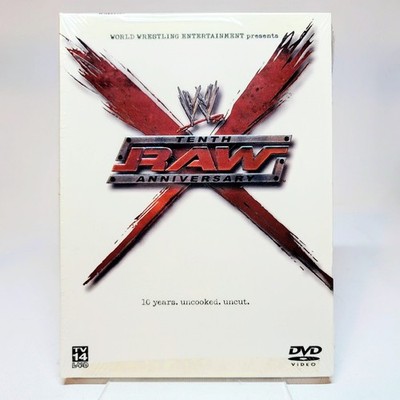 WWE: Raw Tenth 10th Anniversary (DVD, 2003) Rock, Stone Cold, DX, McMahon NEW