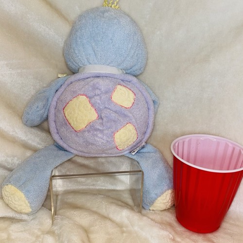 Eden Scented Sherbets Blue Turtle Plush Rattle Stuffed Animal Yellow Purple - Picture 6 of 7