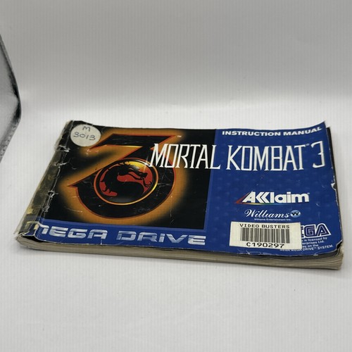 Mortal Kombat 3 • Sega Mega Drive Game + Manual (1995) PAL • Acclaim Fighting - Picture 4 of 8