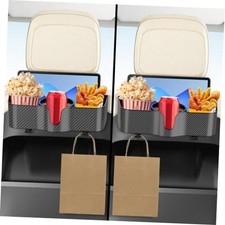 Car Headrest Backseat Organizer with Cup Holder - 3 in 1 Backseat Cup Holder - 2