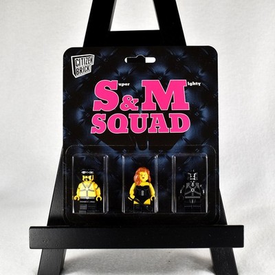 Citizen Brick CB Super & Mighty S & M Squad Custom Three Minifigure Set