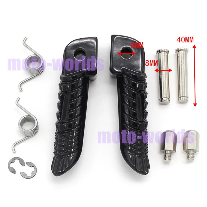 Reposapiés delantero estriberas para Suzuki GSXR600 GSXR750 2006-2019/GSXR1000 2005-2018 Foto 2 de 4