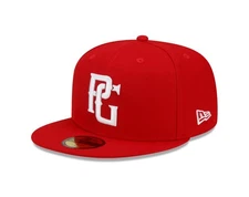 Perfect Game Hat Cap New Era Fitted 7 1/4 59Fifty Solid Red New