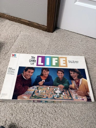 Vintage 1991 Milton Bradley The Game of Life Board Game Near COMPLETE Used