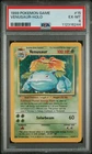 1999 Pokemon Game #15 Venusaur Holo PSA 6 EX-MT