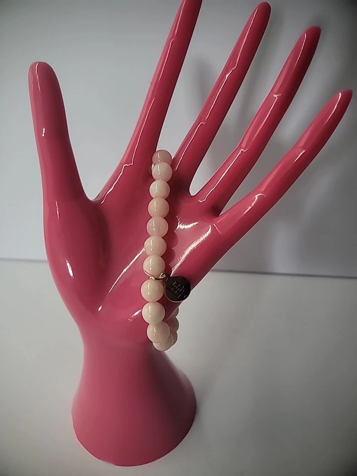 Pulsera Dana Bachman Vintage Cuentas Rosa Joyería Disfraz Foto 2 de 4